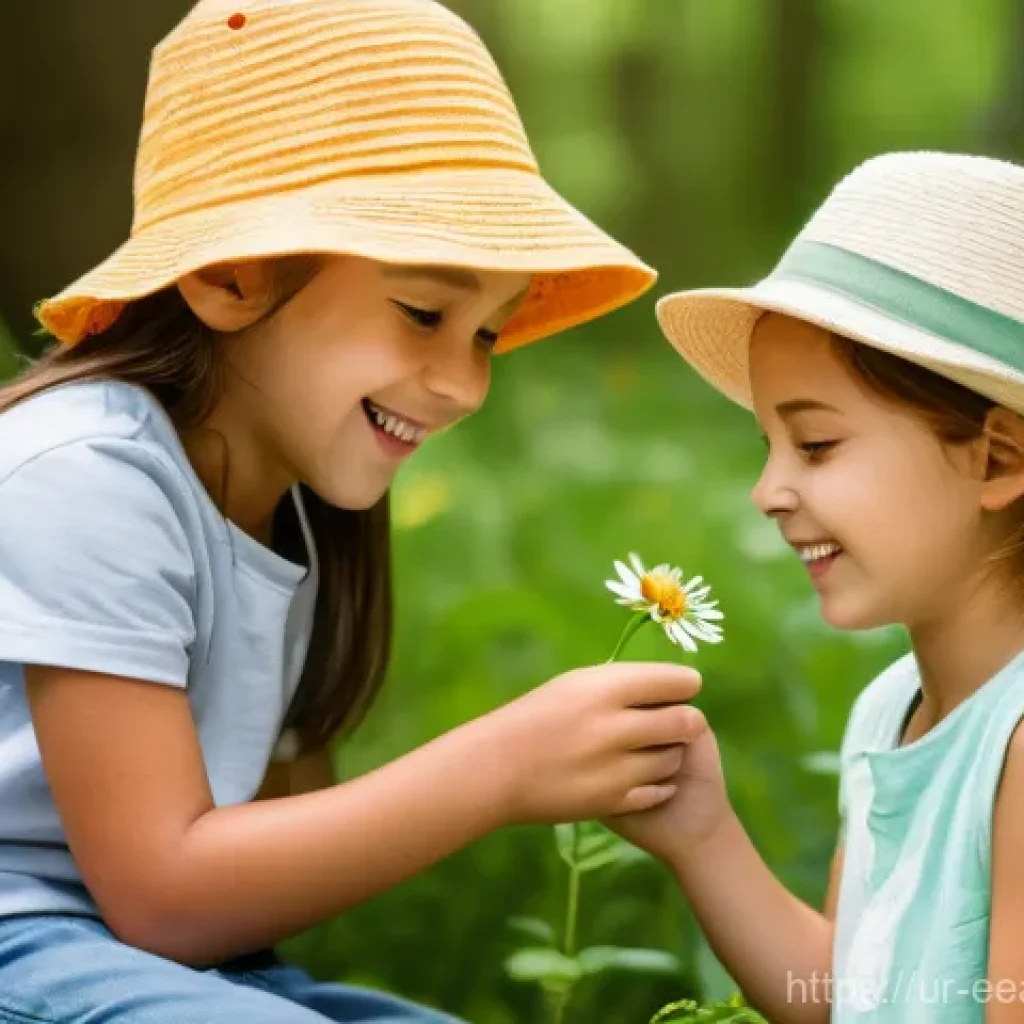 자연 연결 교육 프로그램의 효과적인 홍보 전략 - **Prompt 1: Joyful Nature Exploration on Social Media**
    A vibrant, sun-drenched outdoor scene fe...