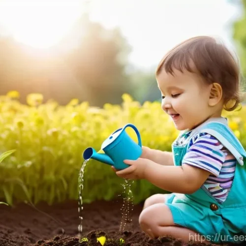 자연 연결 교육 프로그램과 부모의 역할 - **Prompt 1: Children's Joyful Exploration in Nature**
    A vibrant, sun-drenched scene capturing a ...